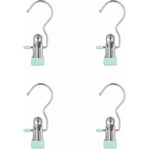 Vendredi Fou Crochet de Lessive Portable Pince/cintres pour Chaussures, 12 Pcs Cintres d'Organisateur de Garde-Robe, Cintres pour Vêtements de Voyage et à la Maison Excellent Cadeau