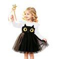 thumbnail image 5 of RFQWOVSR Girls Long Sleeve Tutu Mesh Princess Dress Halloween Party Gown 4-5 Years, 5 of 7