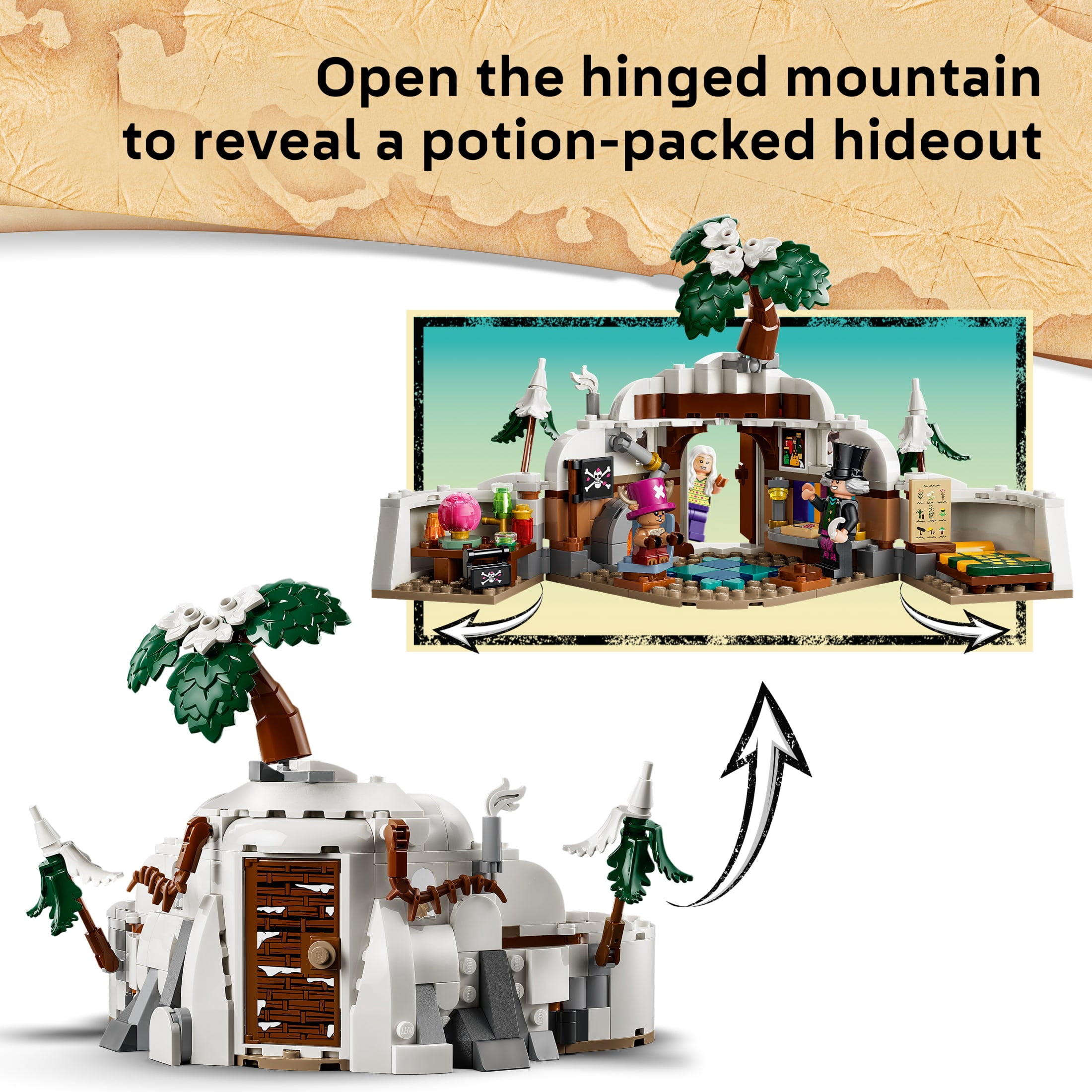 LEGO ONE PIECE Dr. Hiriluk's Hideout - Building Toy for Boys