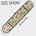 thumbnail image 3 of Dailycode Double Sided Oven Mitt with Loop Heat Resistant Kitchen Long Potholders 7" x 35" Bee Honey and Daisy, 3 of 6