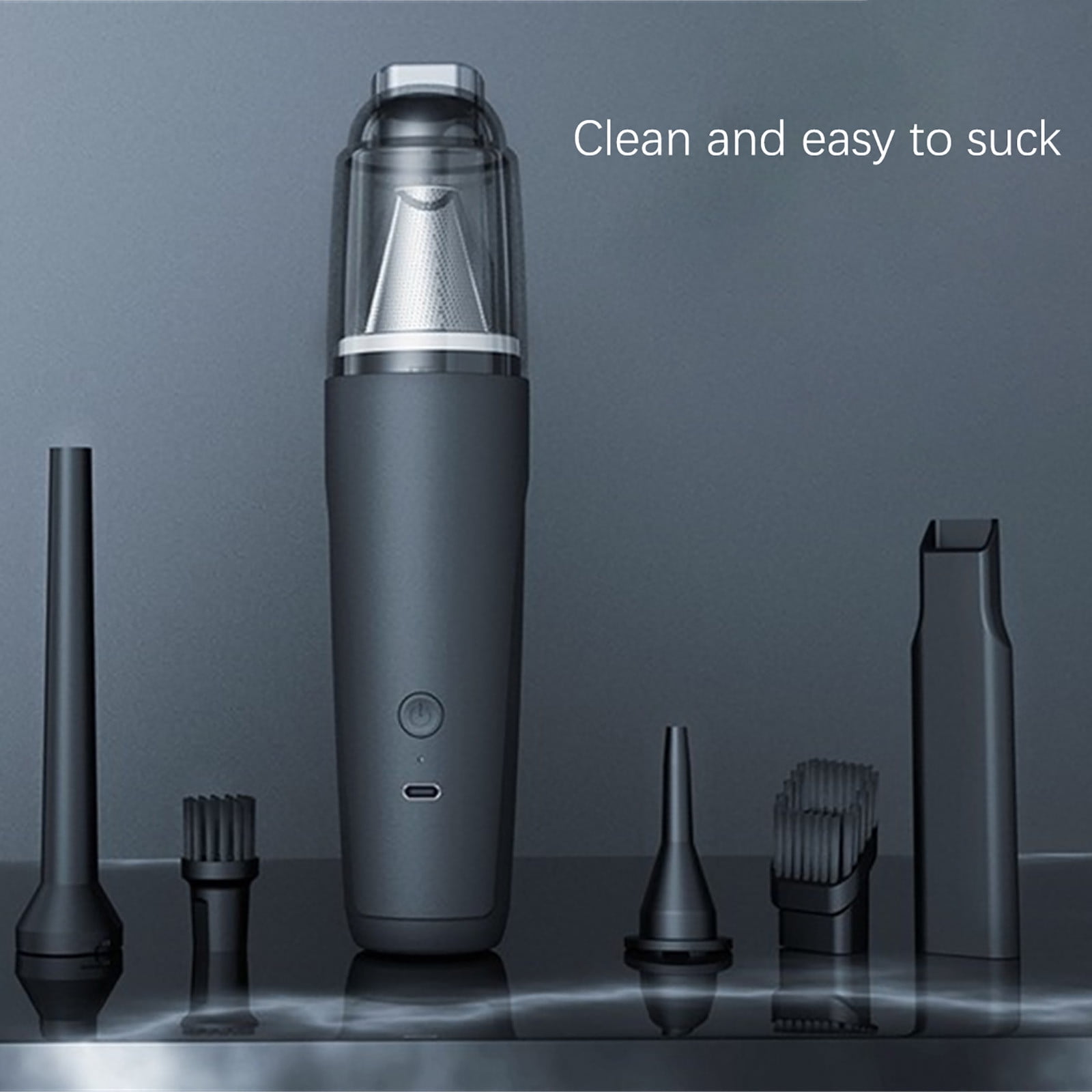 ZToonmas Car Vacuum Portable Cordless, 2 in 1 Mini Handheld Vacuum Cordless & Air Duster, Suction and Blow Function, for Car, Sofa, Keyboard, Home
