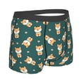 thumbnail image 3 of Kll Cute Shiba Men'S Cotton Boxer Briefs Underwear-Large, 3 of 9