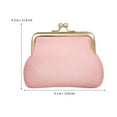 thumbnail image 2 of Monedero pequeño de cuero PU para mujer, minibilletera portátil de viaje con cierre, 2 uds., 2 of 5