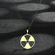 thumbnail image 1 of Collar con Percha Radioactiva, Collar con Colgante Radioactivo, Acero Inoxidable, Percha de Seguridad, Collar Estilo Gótico, Collar para Rock, Collar de Acero Inoxidable, Collar con Percha,, 1 of 5
