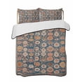 thumbnail image 2 of Blue Twin XL Size Down Alternative Comforter, Lightweight Comforter Quilt Bedding Set with Pillow Shams Ethnic Modern Geometric Abstract Art All Seasons Bed Comforter Duvet Insert 68"x98", 2 of 7