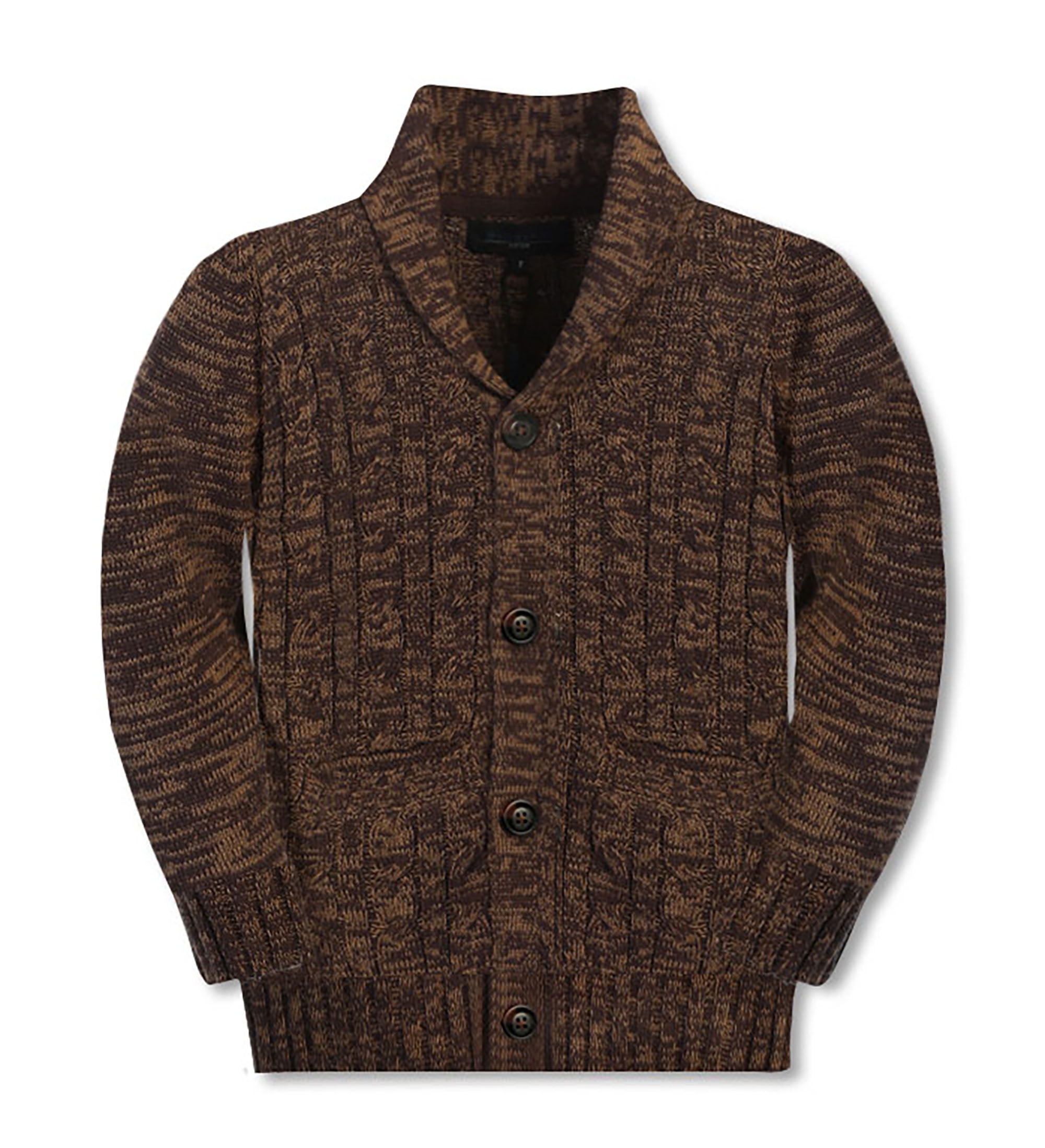 Gioberti Kids and Boys 100 Cotton Knitted Shawl Collar Cardigan