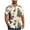 Khaki, variant on Christmas Hawaiian Shirt for Men Short Sleeve Button Down Santa Vacation Dress Shirts Vintage Hippie Holiday Tops