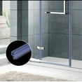 thumbnail image 3 of 50cmX2pcs Bath Shower door sealing strips water stopper Weatherstrip glass shower screen door seal strip 4 to 12mm gap sealer, 3 of 10