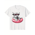 thumbnail image 1 of Camiseta de verano, camiseta de vaca de las Tierras Altas, camiseta retro de verano, camiseta divertida de playa, sudadera de verano, camiseta de playa, sudadera de vaca de verano, 1 of 6