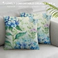 thumbnail image 3 of PHYHOO Pillow Covers  Blue Hydrangea Flowers It is So Good to Be Home Spring Pillows Decorative Throw Pillows Floral Pillowcase Summer Decorations Farmhouse Decor for Sofa, 3 of 5