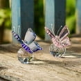 thumbnail image 3 of 1pcs Crystal Butterfly Figurines with Clear Ball Base Butterfly Ornaments Animal Collectibles Crystal Decoration for Home Gifts for Women，Clear, 3 of 5