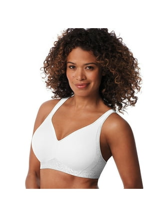Playtex Women's 18 Hour Seamless Smoothing Bra #4049,White,42DD 