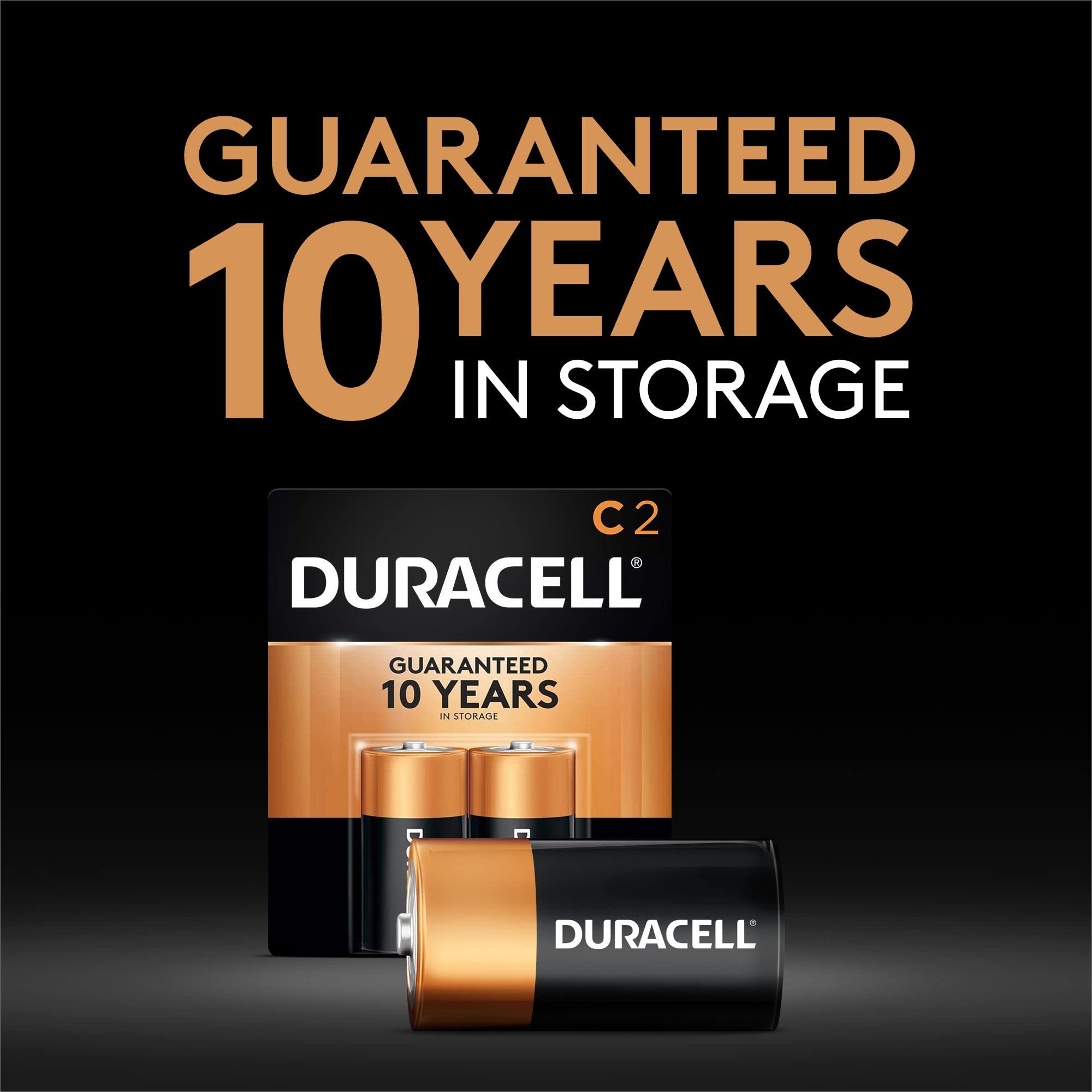 DURACELL Coppertop 1.5V Size C Alkaline Battery, (Pack of 8) - image 3 of 5