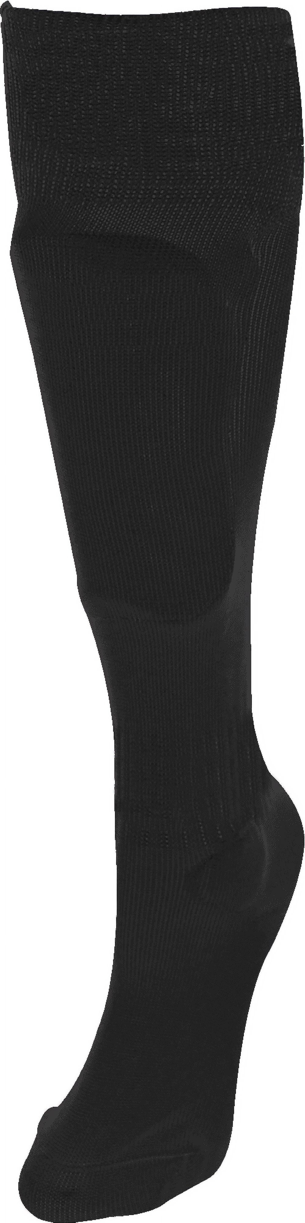 (2 pack) Athletic Works Sock Shin Guard, Black, Extra Small