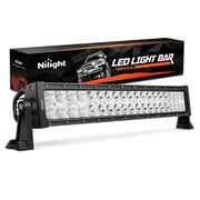 Nilight 22" 120w LED Light Bar Flood Spot Combo Work Light Driving Lights Fog Lamp Offroad Lighting for SUV Ute ATV Truck 4x4 Boat