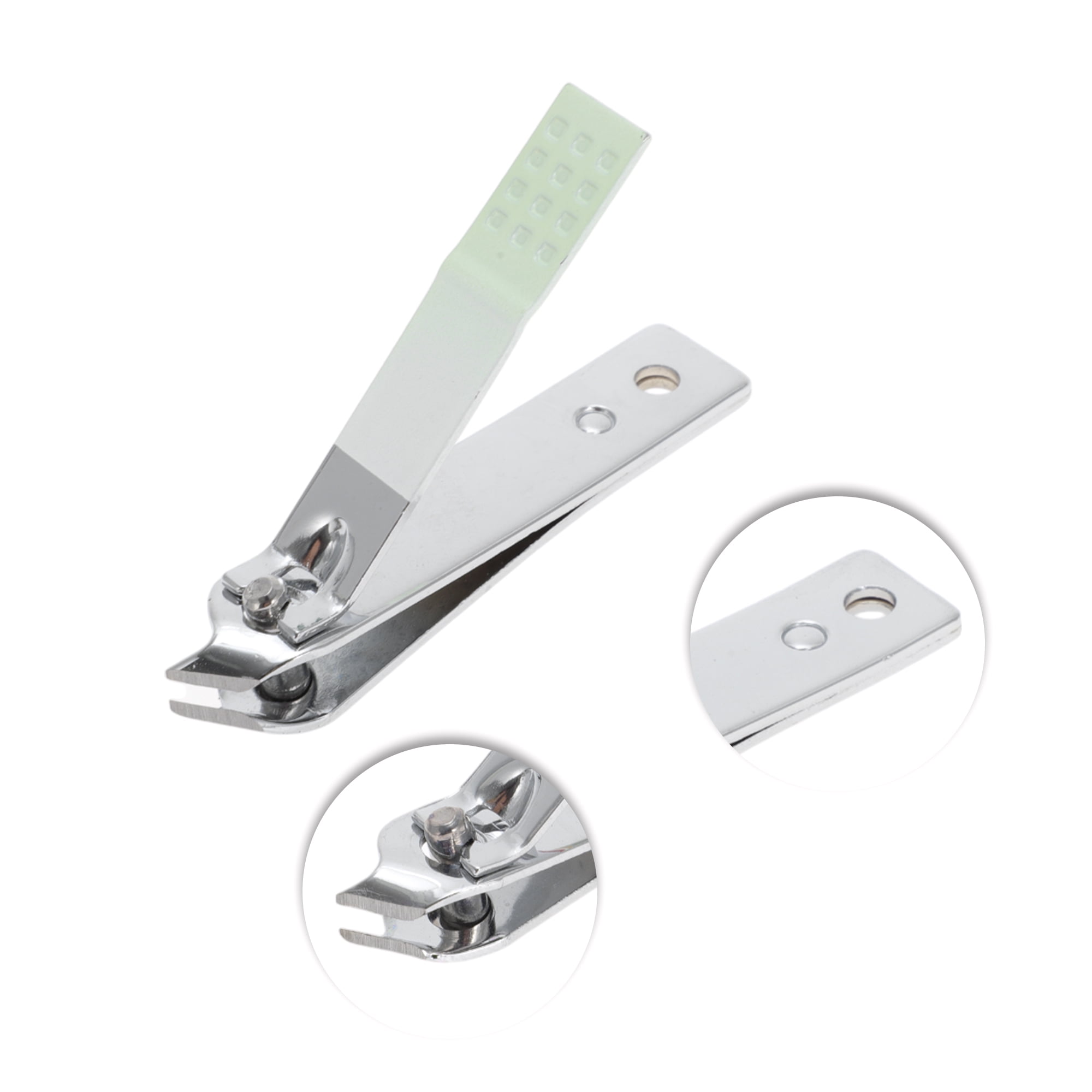 Unique Bargains 7pcs Gradient Nail Clippers Set for Toenails and Fingernails 2.36" Green