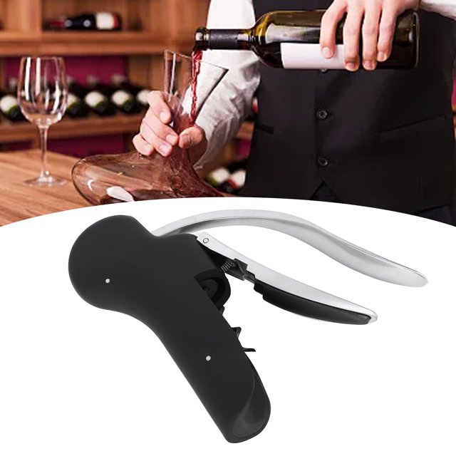 Manual Wine Bottle Opener, Easy To Operate Vertical Lever Wine Bottle Opener for Home