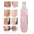 thumbnail image 4 of Depurador ultrasónico de la piel eliminación de espinillas y espinillas instrumento limpiador de vibración de poros faciales rosa, 4 of 12