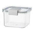 thumbnail image 4 of Contenedor de almacenamiento de arroz, contenedor de alimentos, dispensador de alimentos secos, almacenamiento de alimentos a granel, grande blanco, 4 of 6