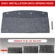 thumbnail image 4 of RV Step Covers, 3 Pack 20' Wide Camper Step Covers for Radius Steps for Radius Steps, Adjustable RV Step Rug Carpets Fit 8-11' Deep RV Stairs, Gray, 4 of 5