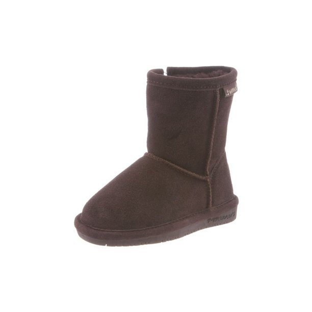Bearpaw Bearpaw Boots Girls Emma Zipper Suede Metallic Faux Leather