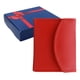 thumbnail image 2 of Cartera Tarjetero Piel Genuina Monedero Broche Imán rojo, 2 of 8
