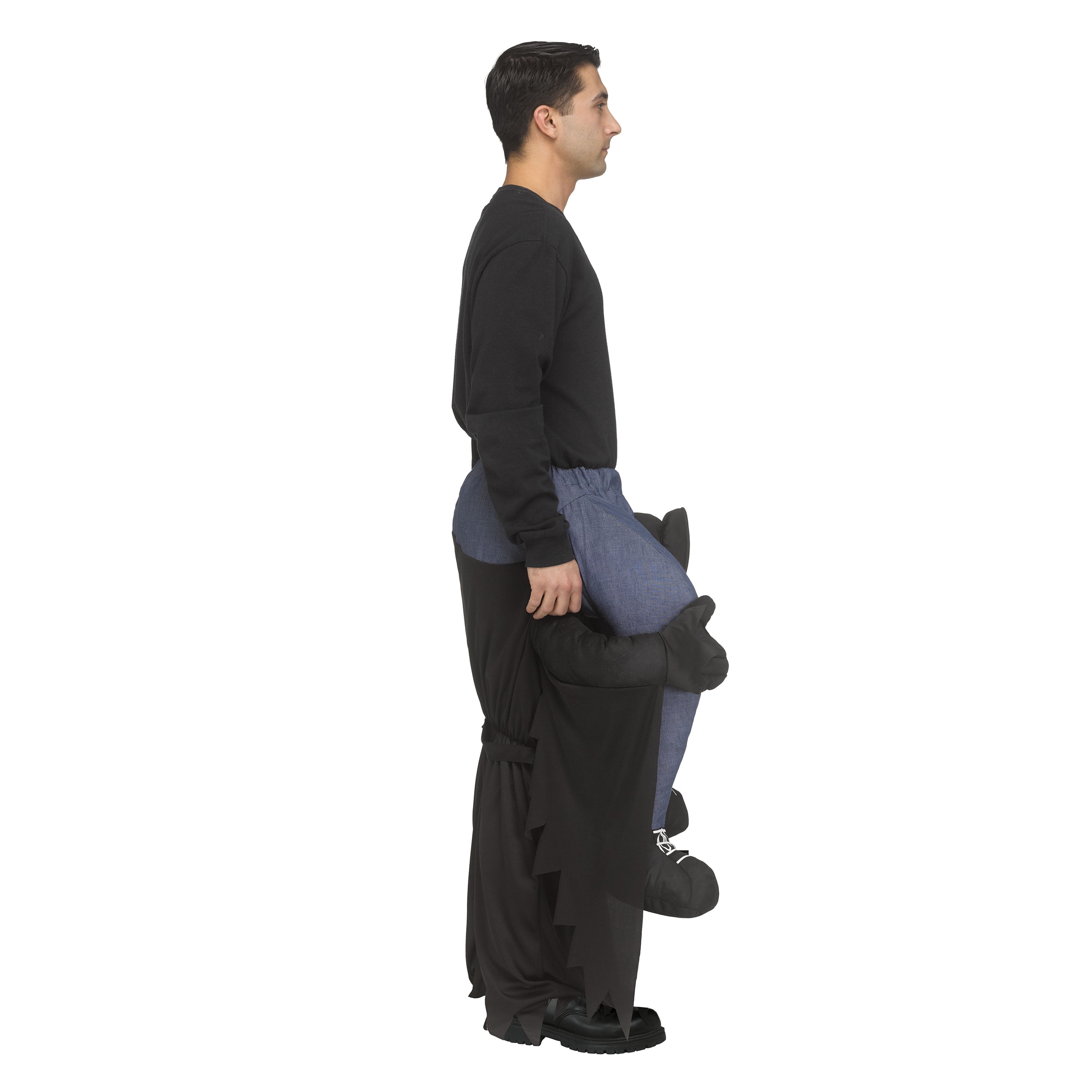 Carry Me Ghostface Halloween Costume for Adults, Adult Size XS-XL (26-42), by Fun World