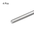 thumbnail image 3 of Uxcell Fully Threaded Rod M10 x 110mm 1.5mm Thread Pitch 304 Stainless Steel Right Hand Threaded Rods Bar Studs 4 Pack, 3 of 4