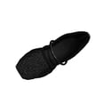 thumbnail image 2 of Miluxas Women's Mesh Ballet Flats Fishnet Ballerina Flats Buckle Strap Mary Jane Causal Daily Dress Shoes Black 6.5(38), 2 of 9