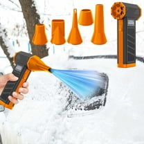 Mini Turbo Snow Blower for Car, 110000RPM Ultra-Powerful Electric Mini Snow Blower with 3-Gear, Adjustable Fast Charging Snow Remover for Car, Home, and Outdoor Use Set-B