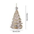 thumbnail image 3 of Leodye 1PCS Christmas Ornaments Crystal Snowflake Ornaments Annual Edition Christmas Tree Ornament Home Gifts-5.91x5.91in, 3 of 6