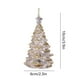 thumbnail image 3 of Puntoco Adorno para árbol de Navidad, 1 pieza, adorno de cristal transparente para árbol de Navidad, colgante para decoración navideña del hogar, 3 of 6