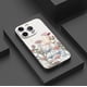 thumbnail image 3 of Proteja su iPhone con estilo con una exclusiva funda plateada mate con gráficos: compatible con iPhone 15 Pro Max 14 13 12 Pro 11., 3 of 4
