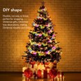 thumbnail image 3 of LED Ribbon Lights, Battery Operated Polyester Fiber Christmas Tree Ribbon Lights Golden  for New Year, 3 of 7