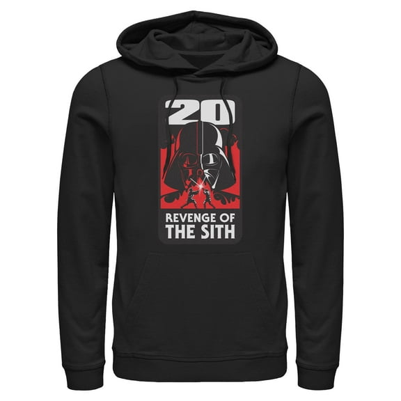 Mens Star Wars Revenge Movie Poster Lightweight Hoodie