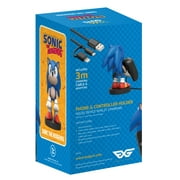 Sonic the Hedgehog Exquisite Gaming Cable Guy Controller & Phone Holder, Classic Sega 8