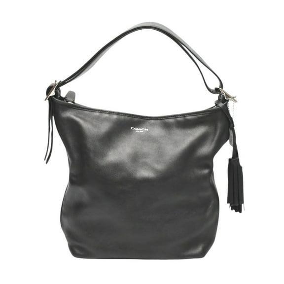 Pre-Owned COACH Shoulder Bag Cafu Leather 19889 Black (Good)