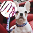 thumbnail image 3 of Flmtop Harness Leash Set Printing Pet Accessories Polyester Printing Harness Traction Rope Set for Walking Purple, 3 of 9