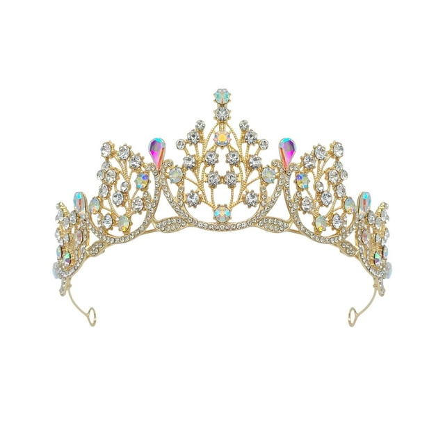 Elegant Bridal Rhinestone Wedding Headpiece For Bride Pageant Hair Accessories 18th Birthday Party