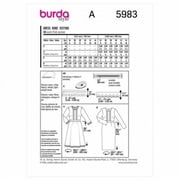 Burda Paper Sewing Pattern 5983 - Dresses for Women