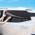 thumbnail image 3 of Nûby™ Fabric Sunshades, Breathable Mesh Stretches to Fit Most Car Windows - Black, 3 of 4