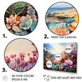 thumbnail image 3 of Designart "Texan Colorful Succulent Oasis" Succulent Floater Framed Canvas Wall Art, 3 of 5