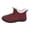 Red, variant on EKVAHL Orthopedic Winter Booties for Women, Slip On Fur Lined Arch Support Walking Shoes, Non Slip Indoor Outdoor Warm Ankle Snow Boots Gray
