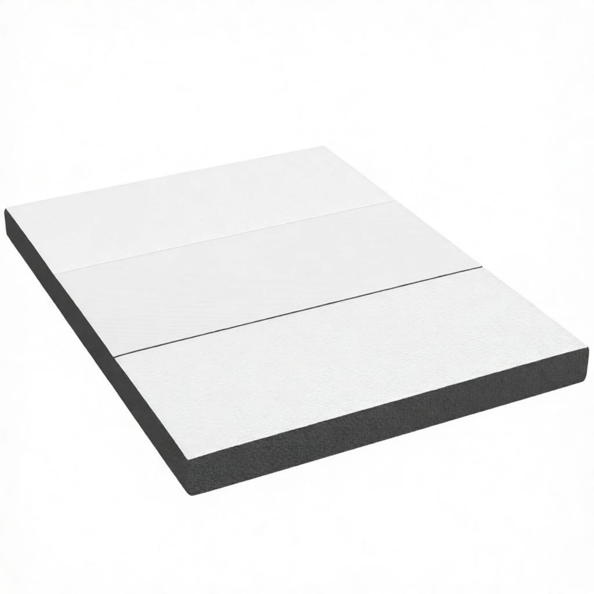 6 Inch Trifold Memory Foam Mattress 80" x 60" x 6", for Guest, Camping, RV, Travel, Yoga（Only Mattress）