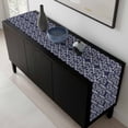 thumbnail image 5 of Blue Geometric Abstract Table Runner 72 Inches Long, Contemporary Modern Art White Kitchen Coffee Dining Table Decoration for Home Party Birthday Wedding Home Decor 13x72 Inches, 5 of 8