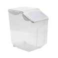 thumbnail image 3 of Luzkey Rice Container Food Storage Container Clear Large Capacity Rice Storage Bin Rice Bucket for Countertop Grain Beans Sugar Nuts, 3 of 8