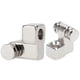 thumbnail image 4 of Retenedores De Cadena De Rodillos Retenedor de árboles de cuerda de rodillos de 10 piezas para piezas de guitarra eléctrica (plata), 4 of 9