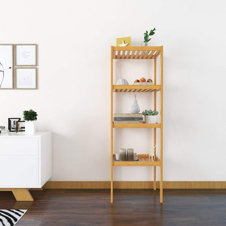 Bamboo Bathroom Shelf 4 Tier Layered Multifunctional Storage Rack Bamboo Bathroom Shelf 4 Tier Layered Multifunctional Storage Rack Shelving Ecby