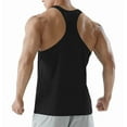 thumbnail image 3 of Ambiloof Men's Workout Mesh Tank Tops Quick Dry Y-Back Tops Muscle Athletic Shirts for Gym Smooth Stretchy fabric, 3 of 5