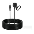 thumbnail image 1 of Uxcell Car Stereo Microphone, 2.5mm Straight 3-Pole Car Radio Microphone External Mic Replacement with 9.8ft Cable Plug for Vehicle Head Unit Enabled Audio Stereo Radio Receiver GPS DVD, 1 of 6
